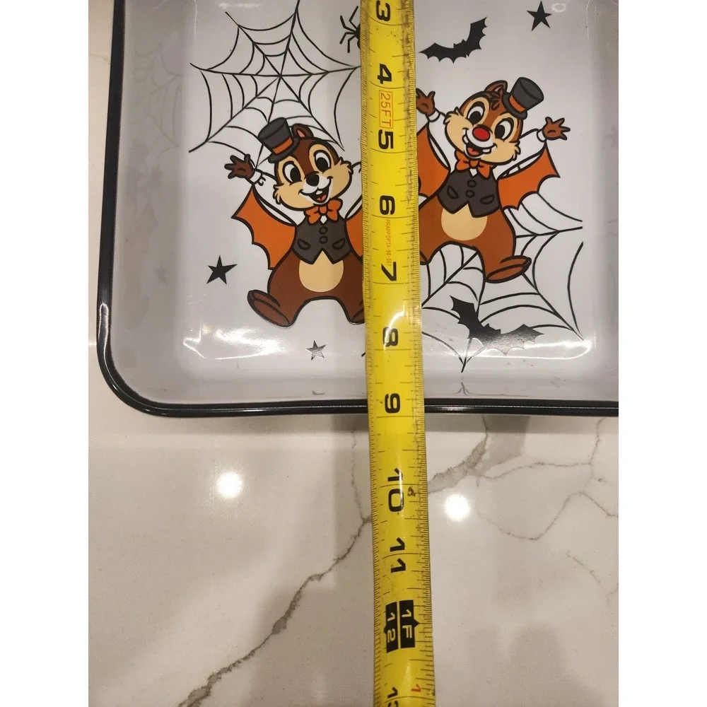 Disney Chip & Dale Halloween Bats Spider Webs Baking Casserole‎ Pan Dish 9